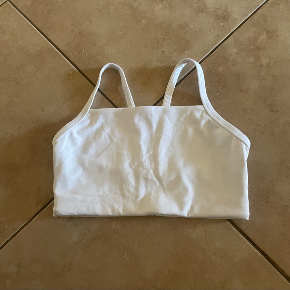 Nobull white sport bra size medium(D-DD)